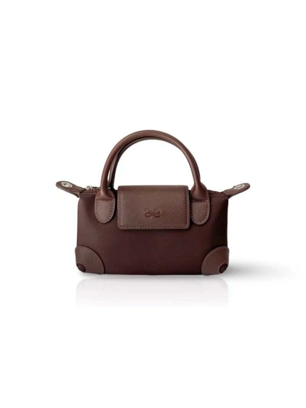 Classic Women's Mini Tote Bag in Dark Brown